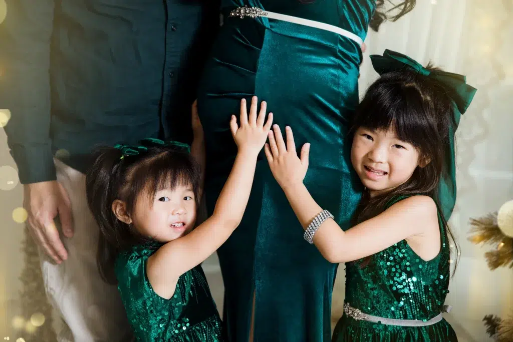 Christmas maternity Photography Concord